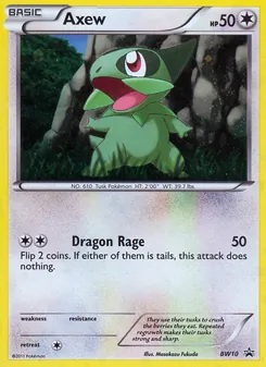Axew - BW Black Star Promos