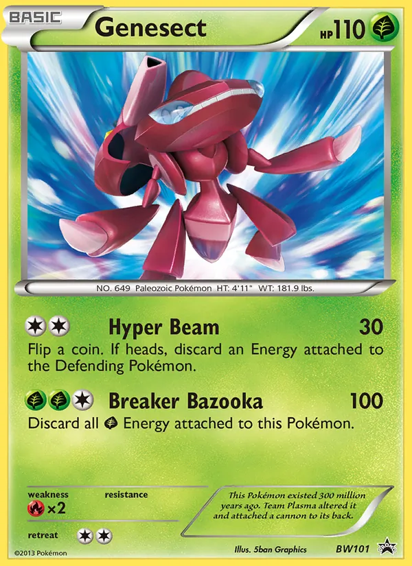 Genesect - BW Black Star Promos Pokemon Card