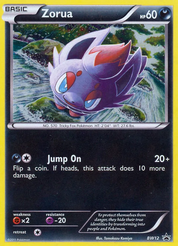 Zorua - BW Black Star Promos Pokemon Card