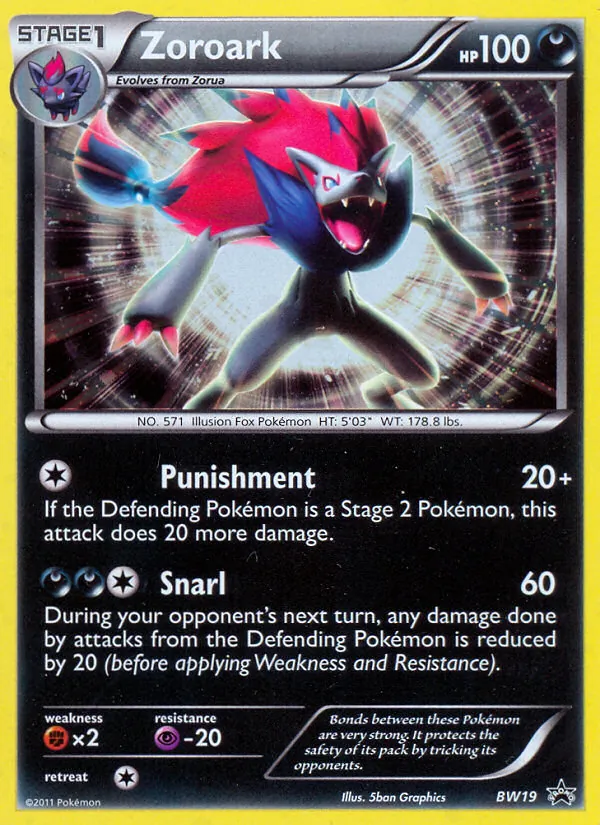 Zoroark - BW Black Star Promos Pokemon Card
