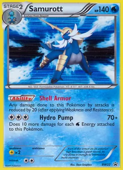 Samurott - BW Black Star Promos