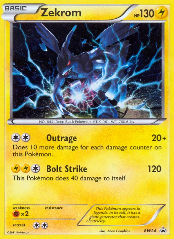 Zekrom - BW Black Star Promos Pokemon Card