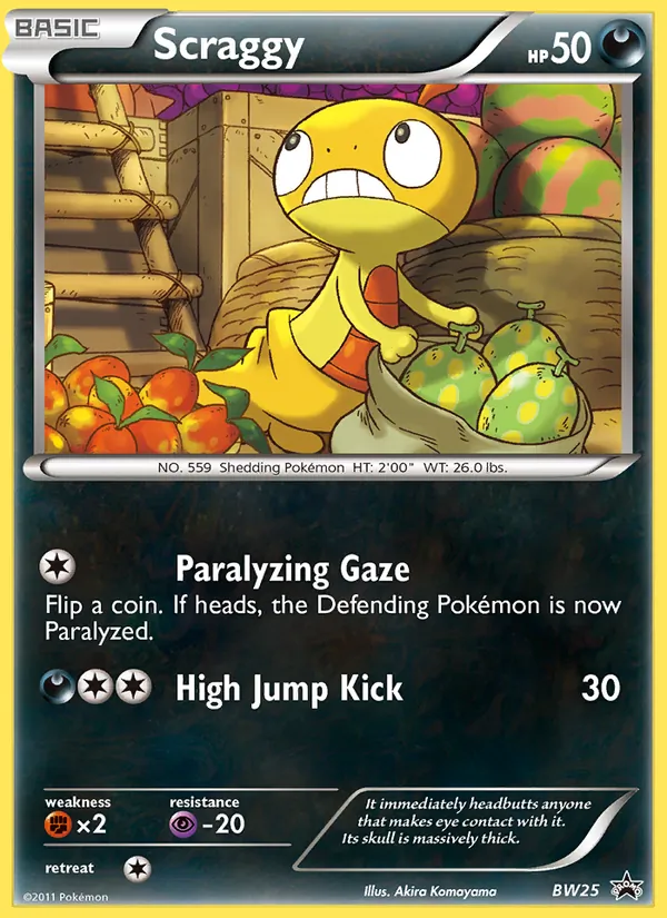 Scraggy - BW Black Star Promos Pokemon Card