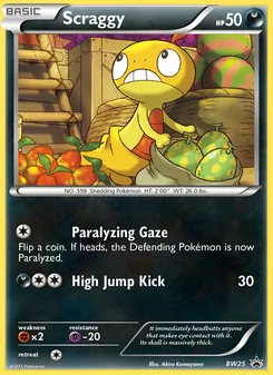 Scraggy - BW Black Star Promos