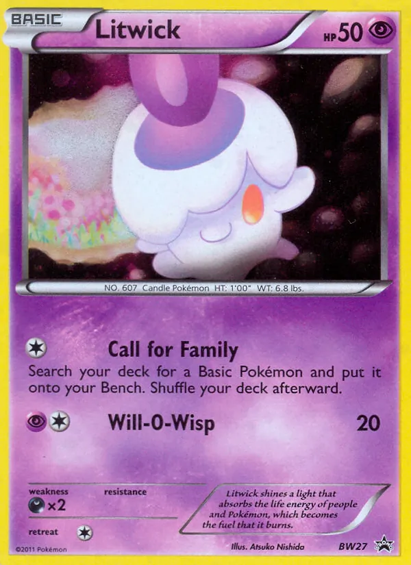 Litwick - BW Black Star Promos Pokemon Card