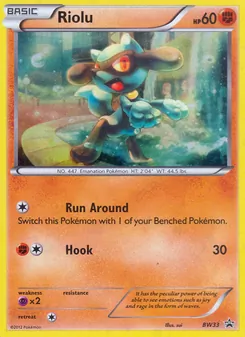Riolu - BW Black Star Promos