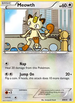 Meowth - BW Black Star Promos