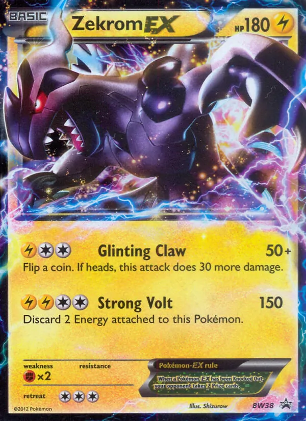 Zekrom-EX - BW Black Star Promos Pokemon Card