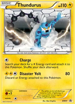 Thundurus - BW Black Star Promos