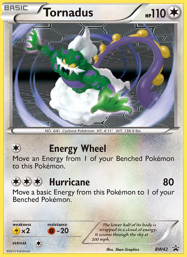 Tornadus - BW Black Star Promos Pokemon Card