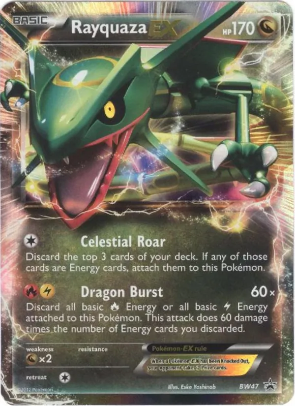 Rayquaza-EX - BW Black Star Promos Pokemon Card