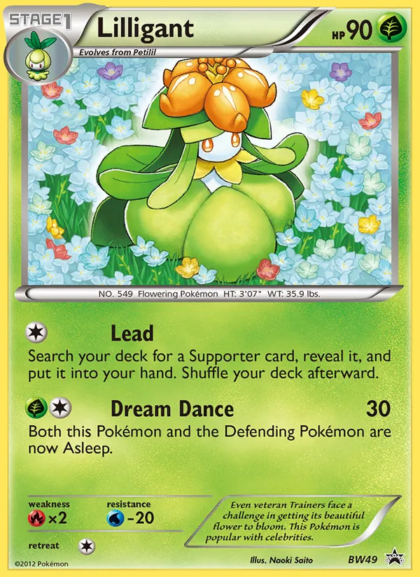 Lilligant - BW Black Star Promos Pokemon Card