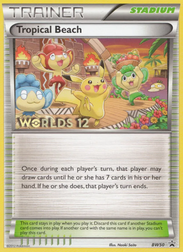 Tropical Beach - BW Black Star Promos Pokemon Card