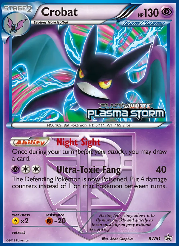 Crobat - BW Black Star Promos Pokemon Card