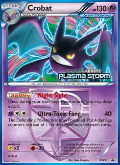 Crobat - BW Black Star Promos
