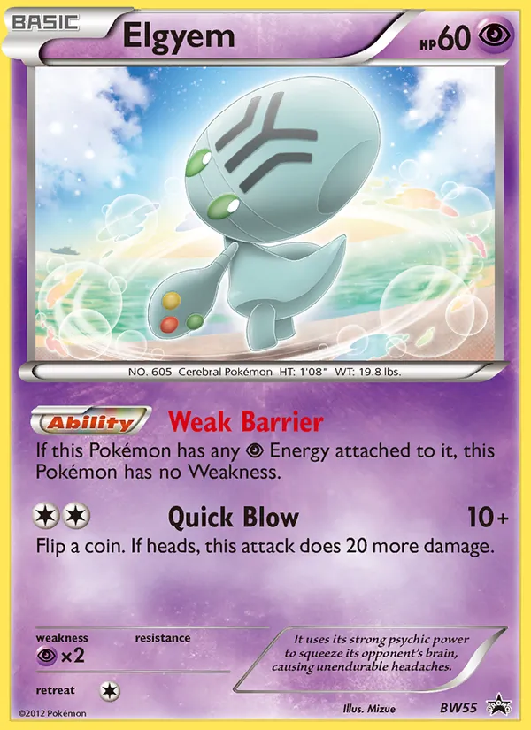 Elgyem - BW Black Star Promos Pokemon Card