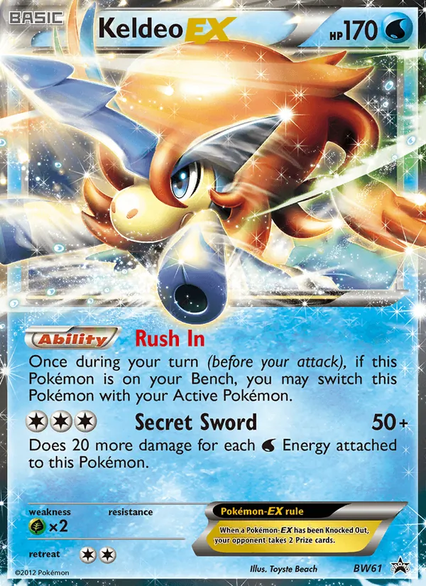 Keldeo-EX - BW Black Star Promos Pokemon Card