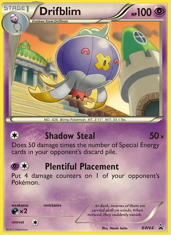 Drifblim - BW Black Star Promos Pokemon Card