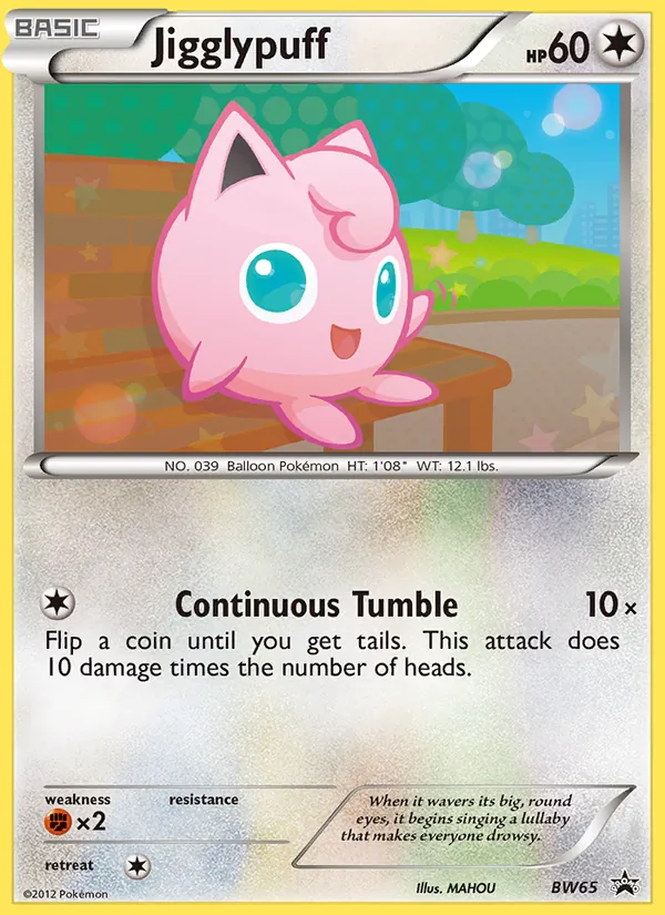 Jigglypuff - BW Black Star Promos Pokemon Card