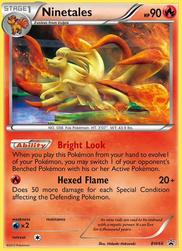 Ninetales - BW Black Star Promos Pokemon Card