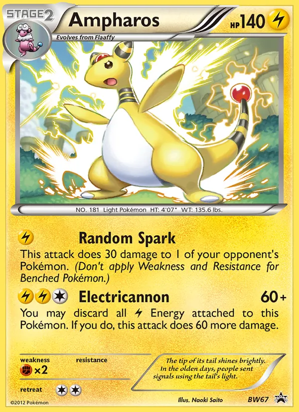 Ampharos - BW Black Star Promos Pokemon Card