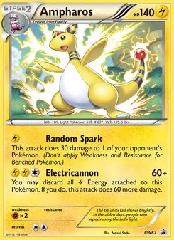 Ampharos - BW Black Star Promos