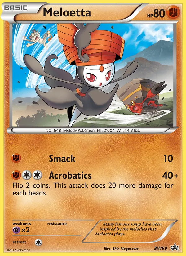 Meloetta - BW Black Star Promos Pokemon Card