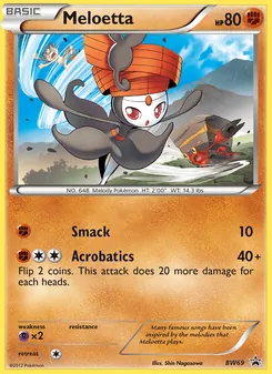 Meloetta - BW Black Star Promos