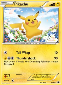 Pikachu - BW Black Star Promos