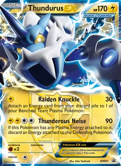 Thundurus-EX - BW Black Star Promos