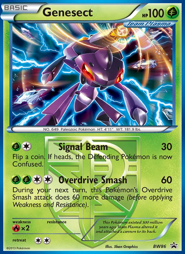Genesect - BW Black Star Promos Pokemon Card