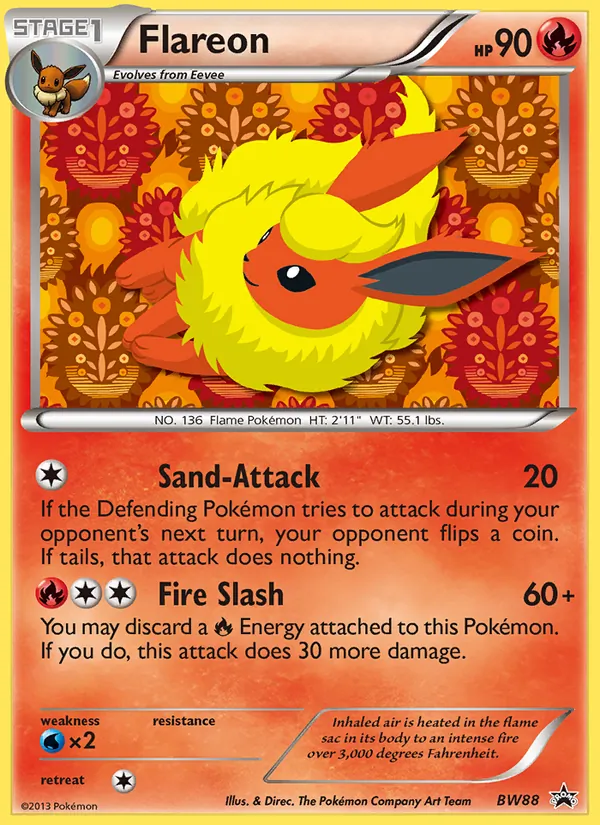 Flareon - BW Black Star Promos Pokemon Card