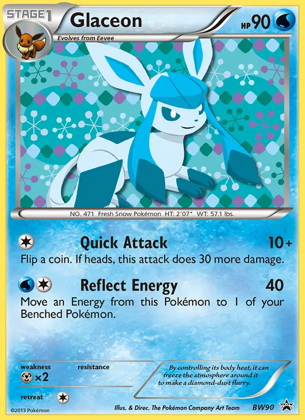 Glaceon - BW Black Star Promos Pokemon Card