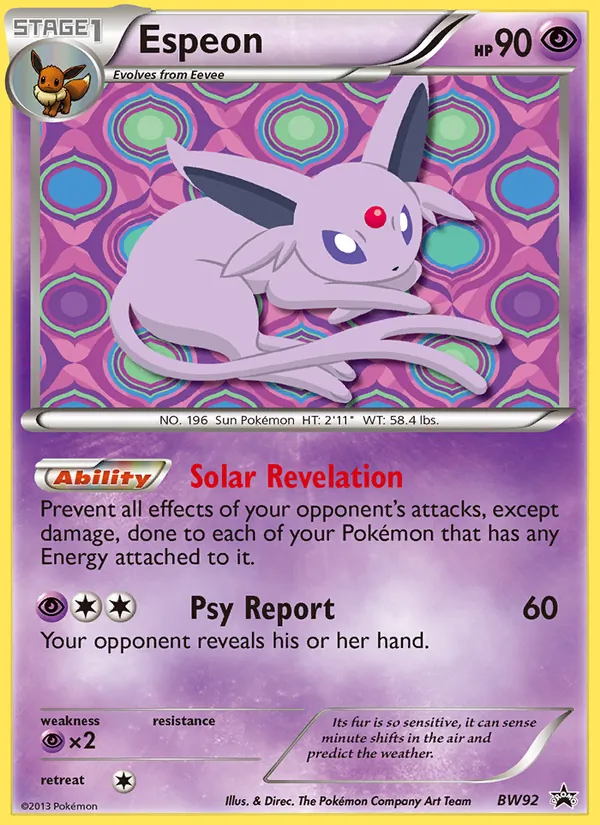 Espeon - BW Black Star Promos Pokemon Card