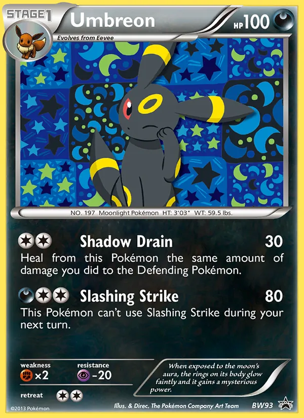 Umbreon - BW Black Star Promos Pokemon Card