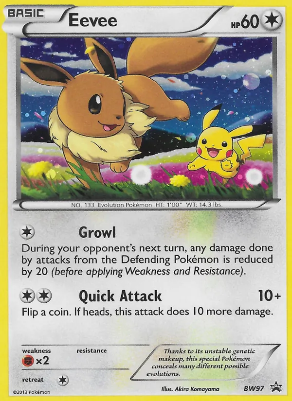 Eevee - BW Black Star Promos Pokemon Card