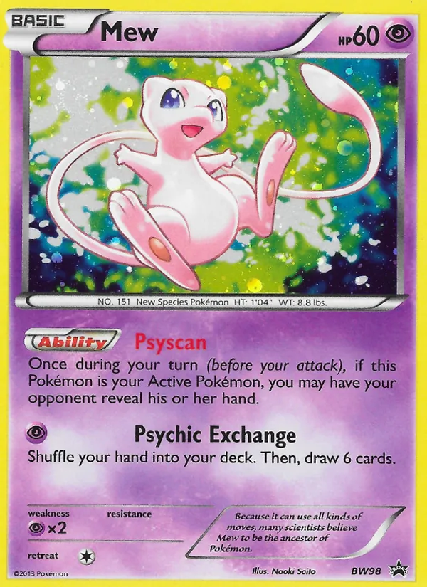Mew - BW Black Star Promos Pokemon Card