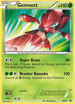 Genesect - BW Black Star Promos