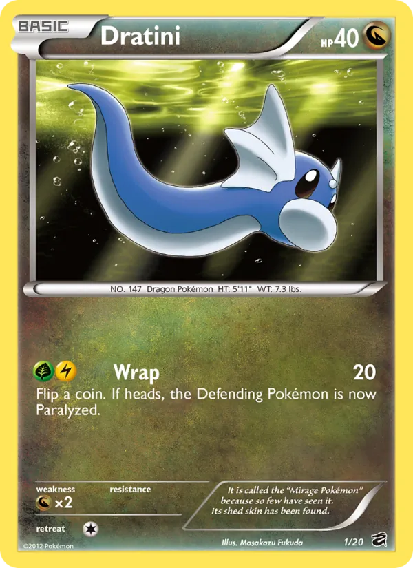 Dratini - Dragon Vault Pokemon Card