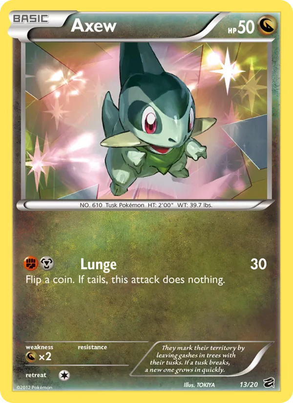 Axew - Dragon Vault Pokemon Card