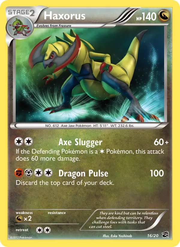 Haxorus - Dragon Vault Pokemon Card