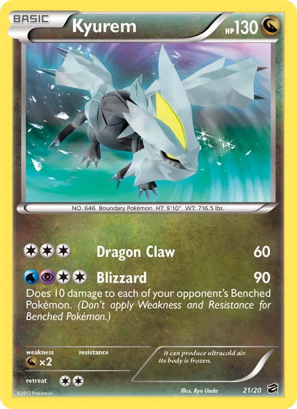 Kyurem - Dragon Vault Pokemon Card