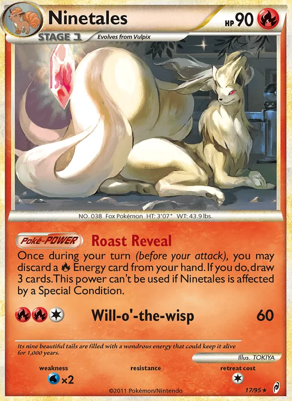 Ninetales - Call of Legends Pokemon Card