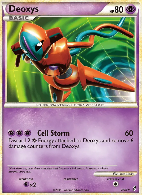 Deoxys - Call of Legends Pokemon Card