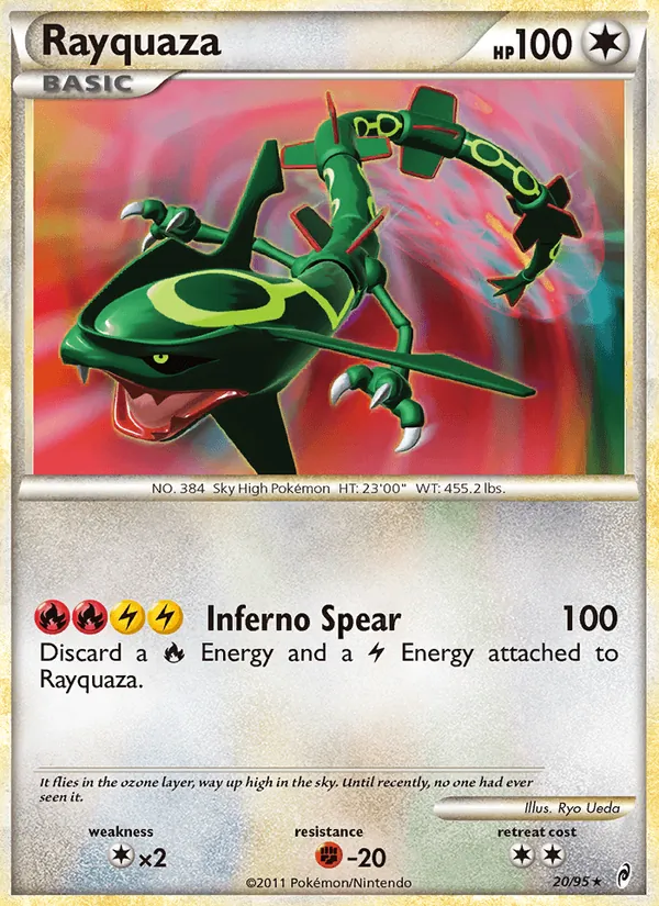Rayquaza - Call of Legends Pokemon Card