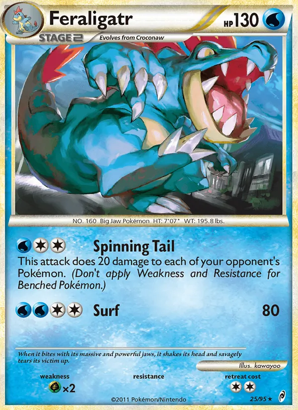 Feraligatr - Call of Legends Pokemon Card