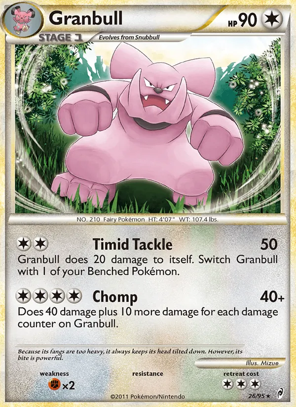 Granbull - Call of Legends Pokemon Card