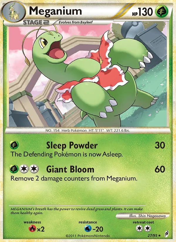 Meganium - Call of Legends Pokemon Card