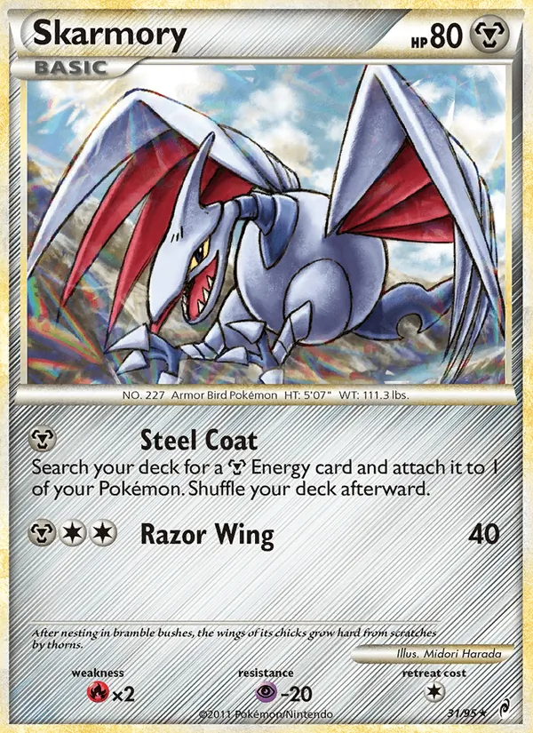 Skarmory - Call of Legends Pokemon Card