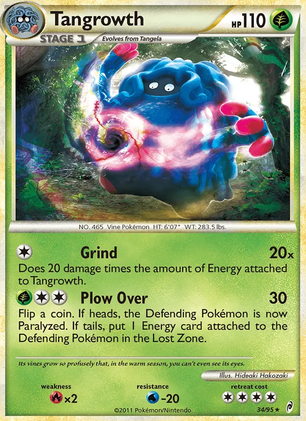 Tangrowth - Call of Legends Pokemon Card